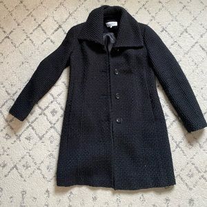 Calvin Klein black pea coat